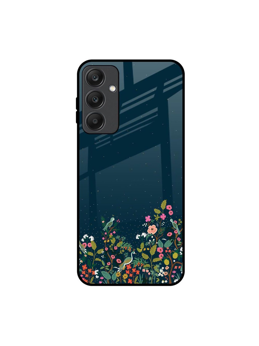 

QRIOH Floral Printed Samsung Galaxy A25 5G Back Case Mobile Accessories, Green