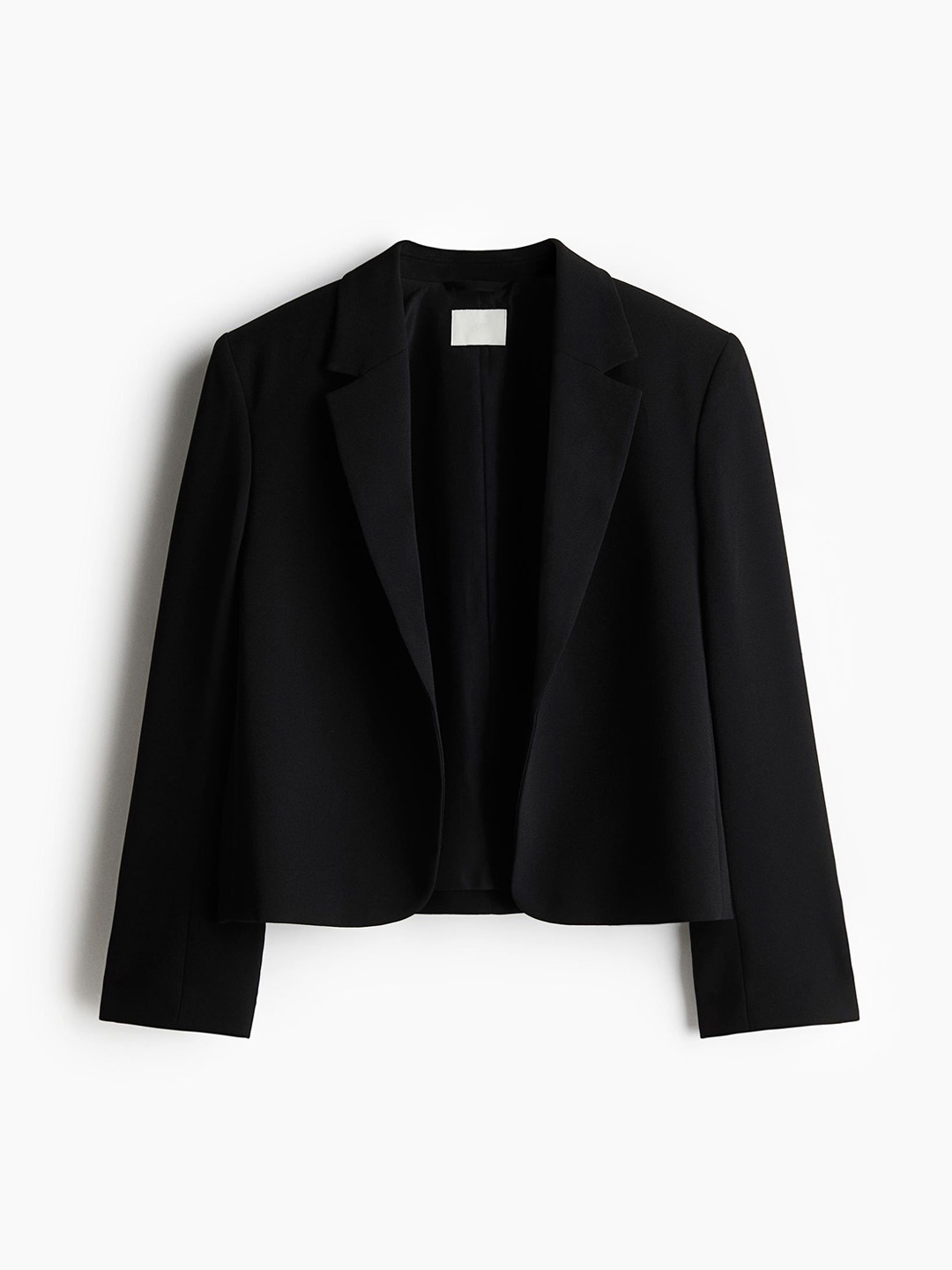 

H&M Slit-Cuff Blazer, Black