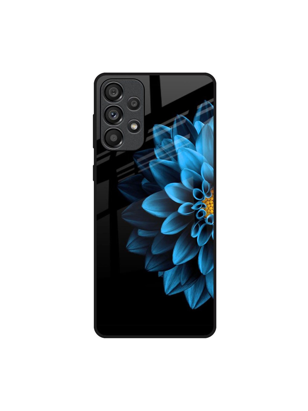 

QRIOH Floral Printed Samsung Galaxy A33 5G Back Case Mobile Accessories, Black