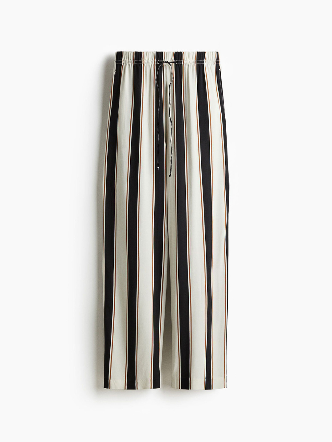 

H&M Wide Pull-On Trousers, White