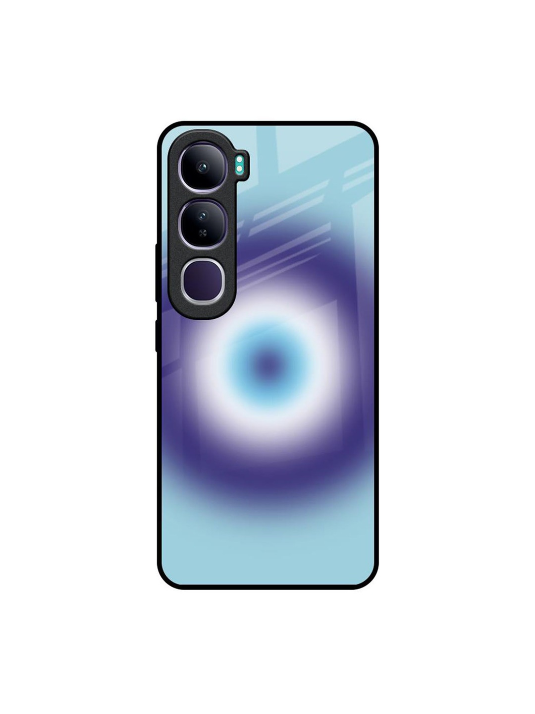 

QRIOH Abstract Printed Vivo Y300 5G Back Case Mobile Accessories, Blue