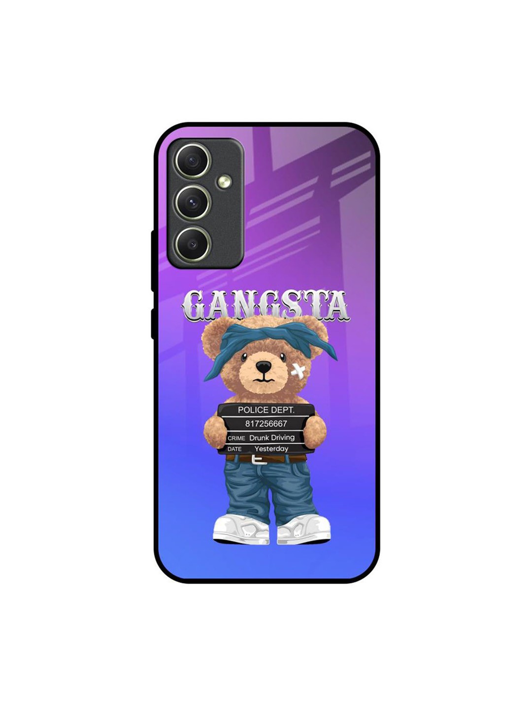 

QRIOH Typography Printed Samsung Galaxy A34 5G Back Case Mobile Accessories, Purple