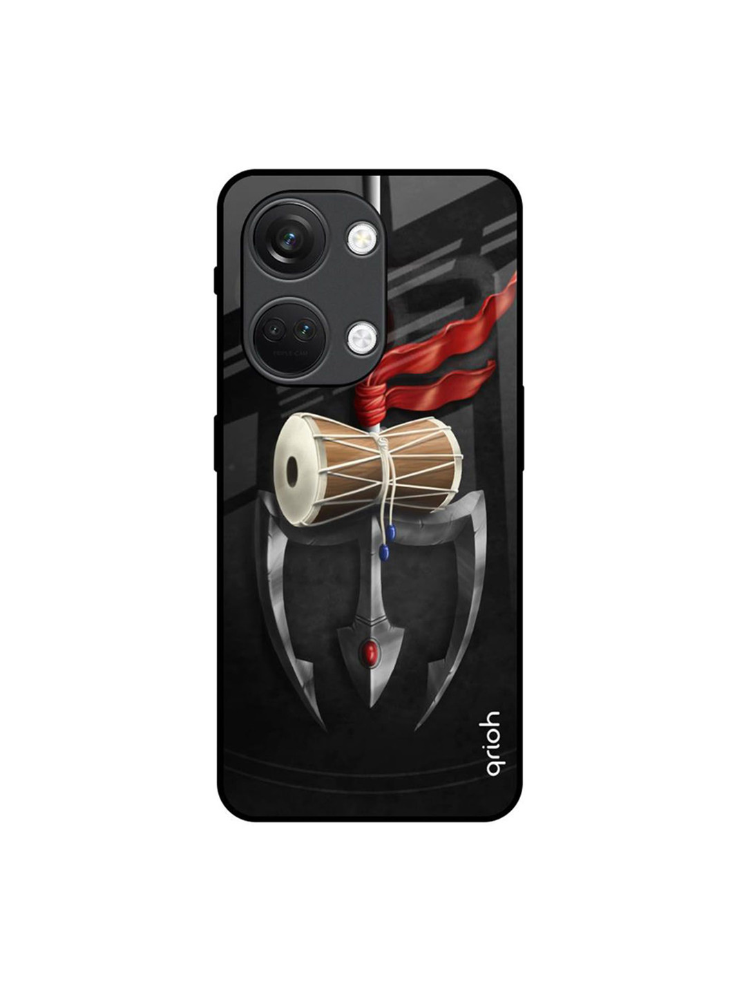 

QRIOH Quirky Printed OnePlus Nord 3 5G Back Case Mobile Accessories, Black