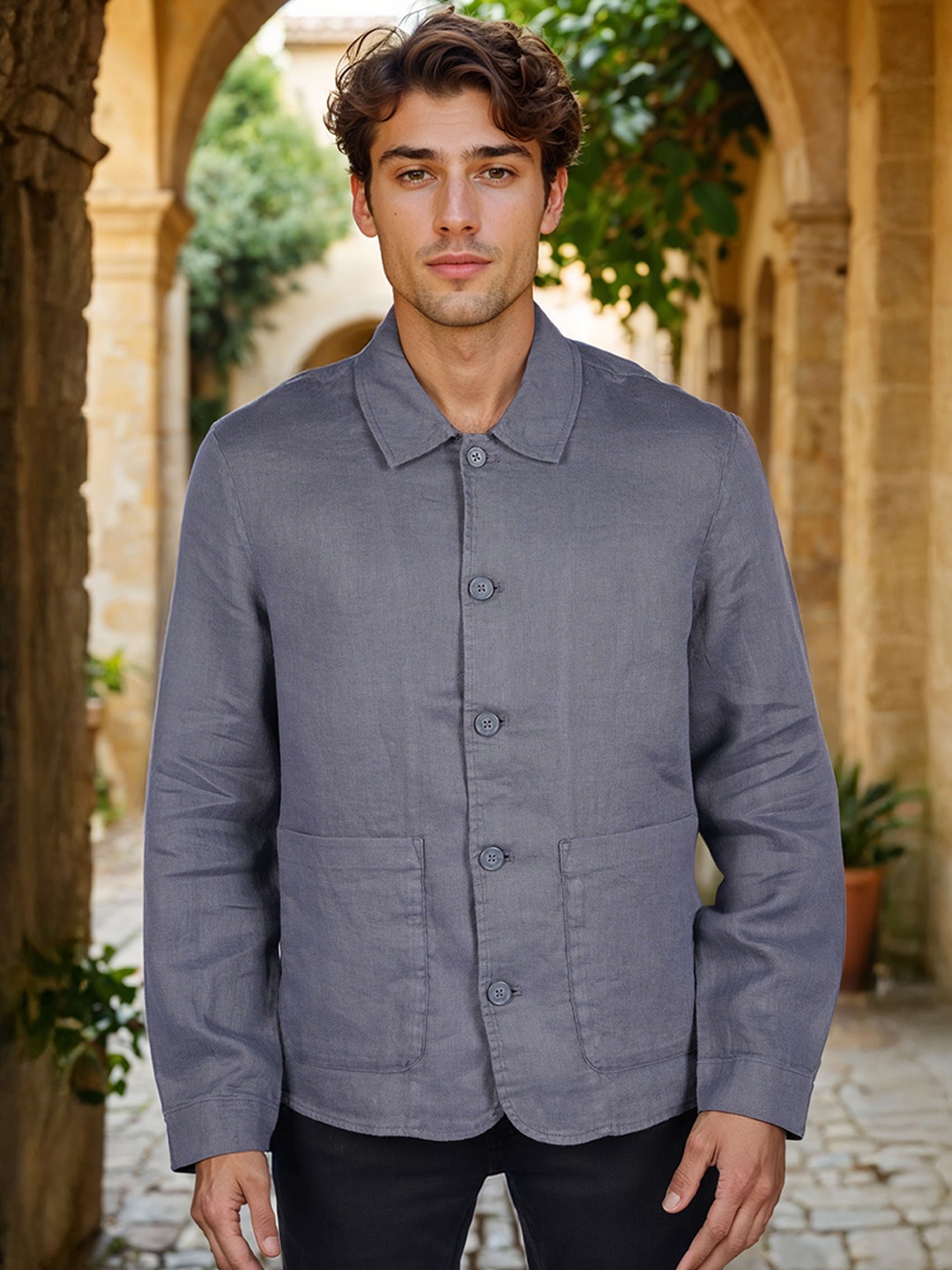 

Celio Men Lightweight Tailored Jacket, Grey