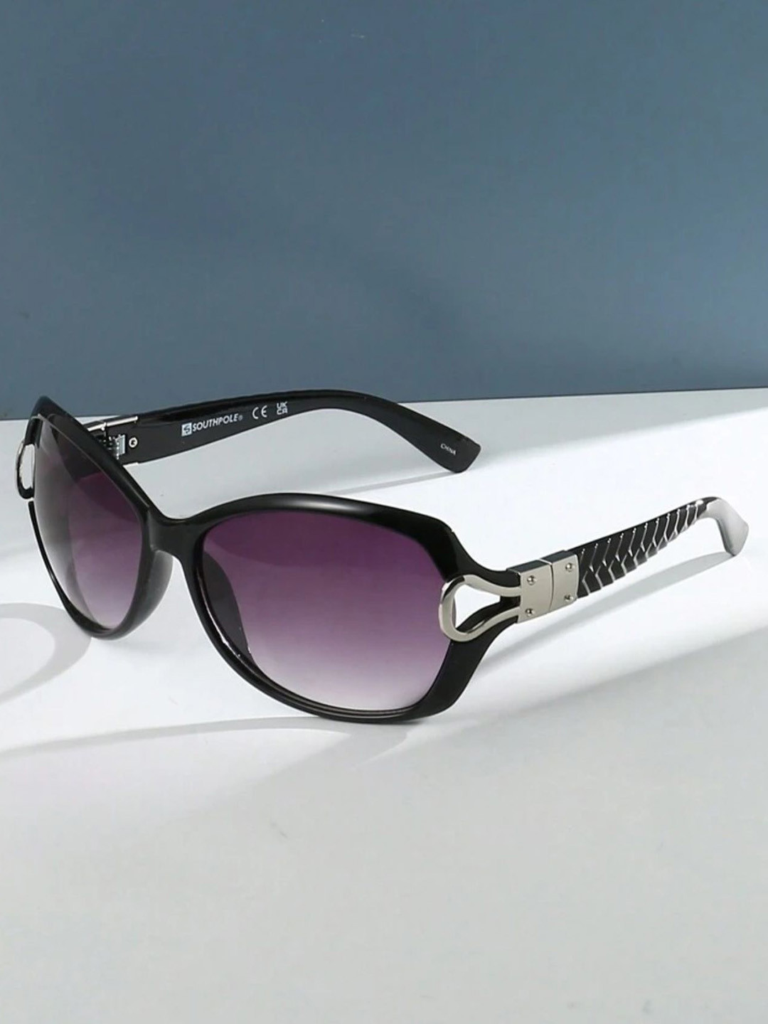 

FUNGLASSES Unisex Oversized Sunglasses with UV Protected Lens, Grey