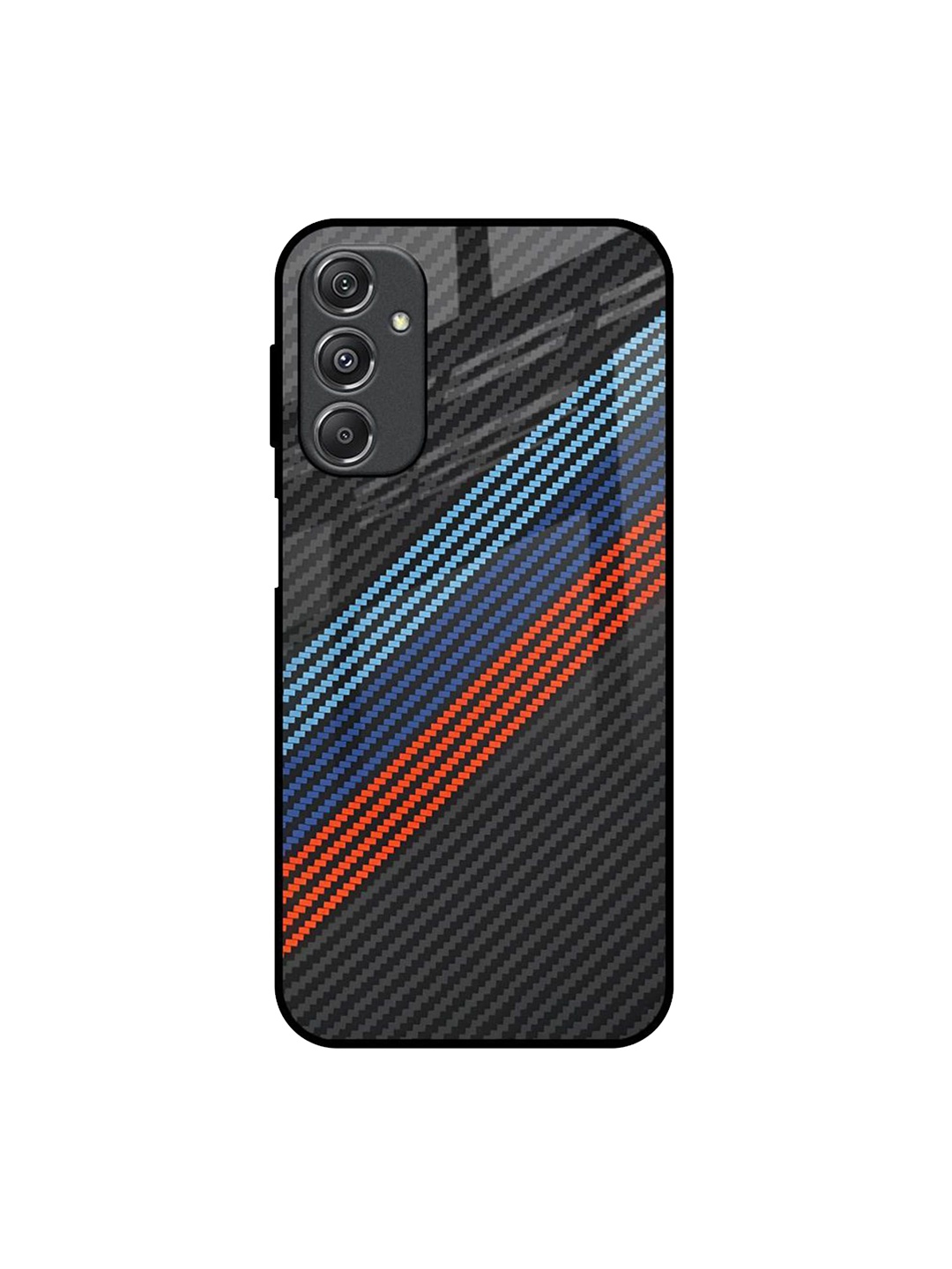 

QRIOH Abstract Printed Samsung Galaxy M34 5G Back Case Mobile Accessories, Black