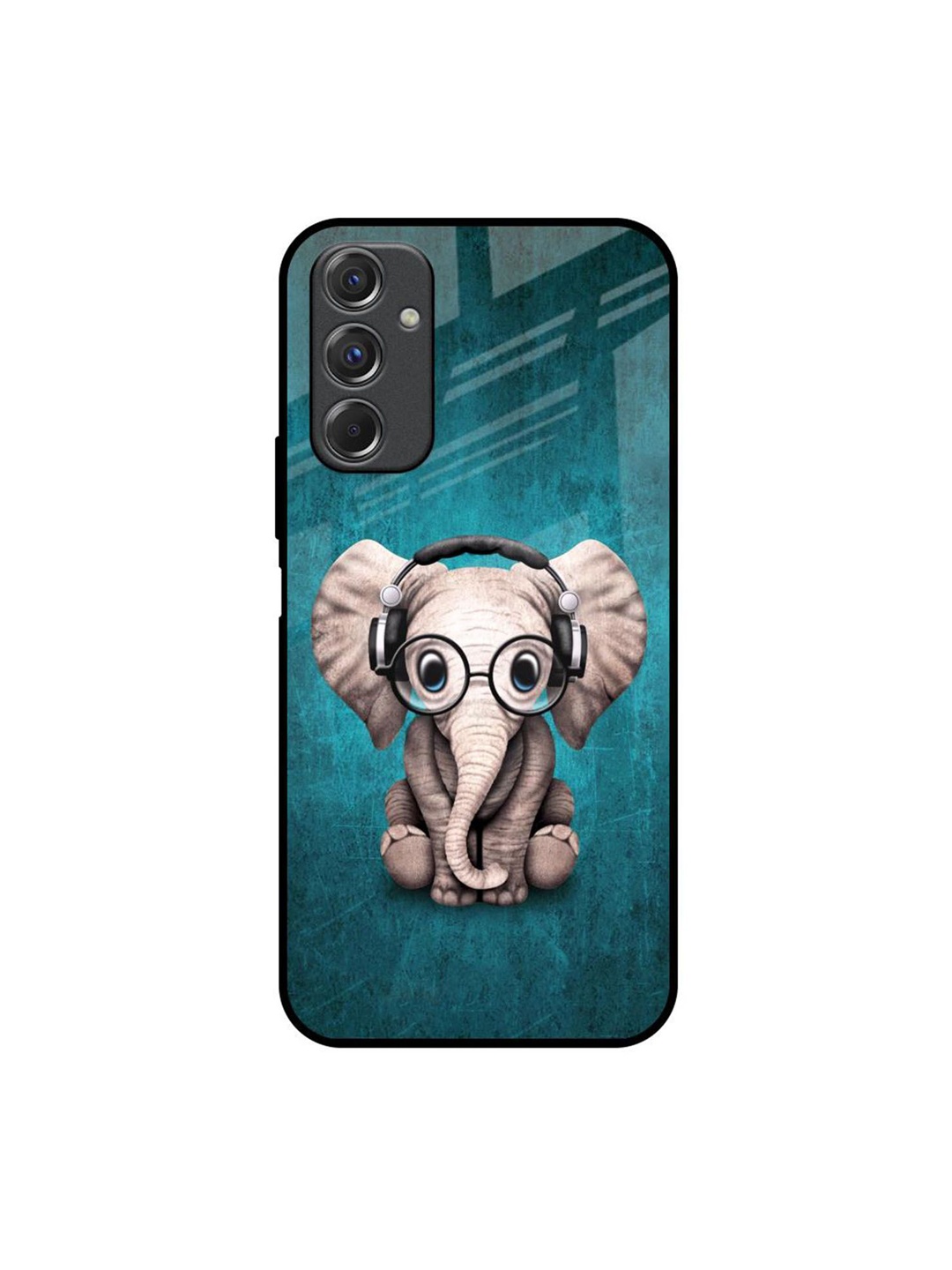 

QRIOH Quirky Printed Samsung Galaxy F34 5G Back Case Mobile Accessories, Blue