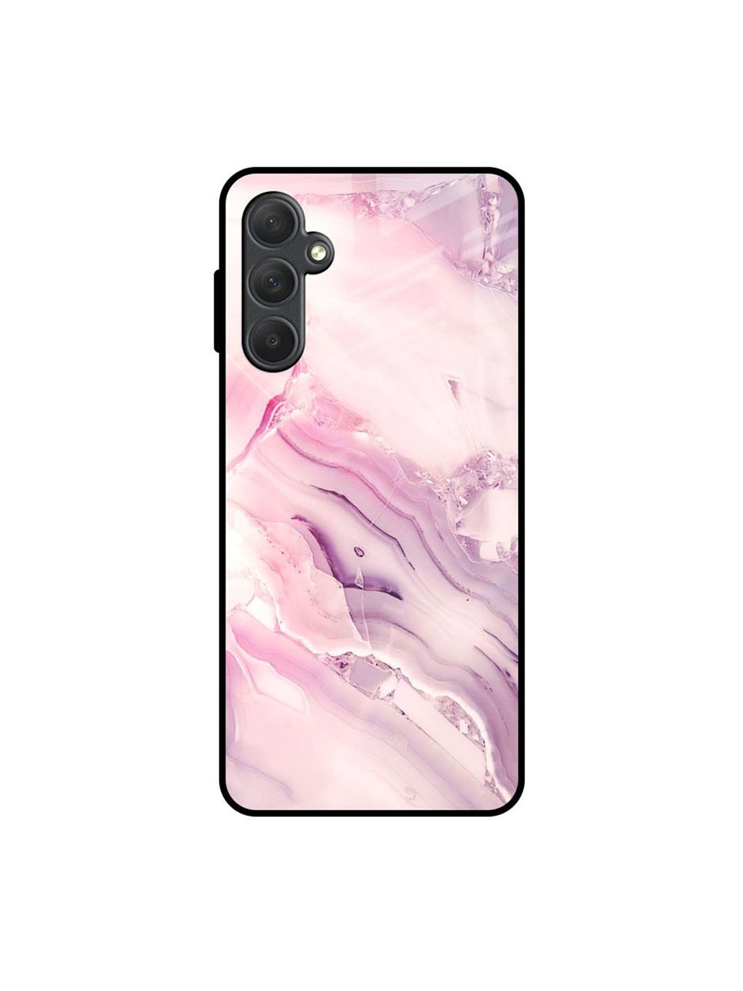 

QRIOH Abstract Printed Samsung Galaxy M54 5G Back Case Mobile Accessories, Pink