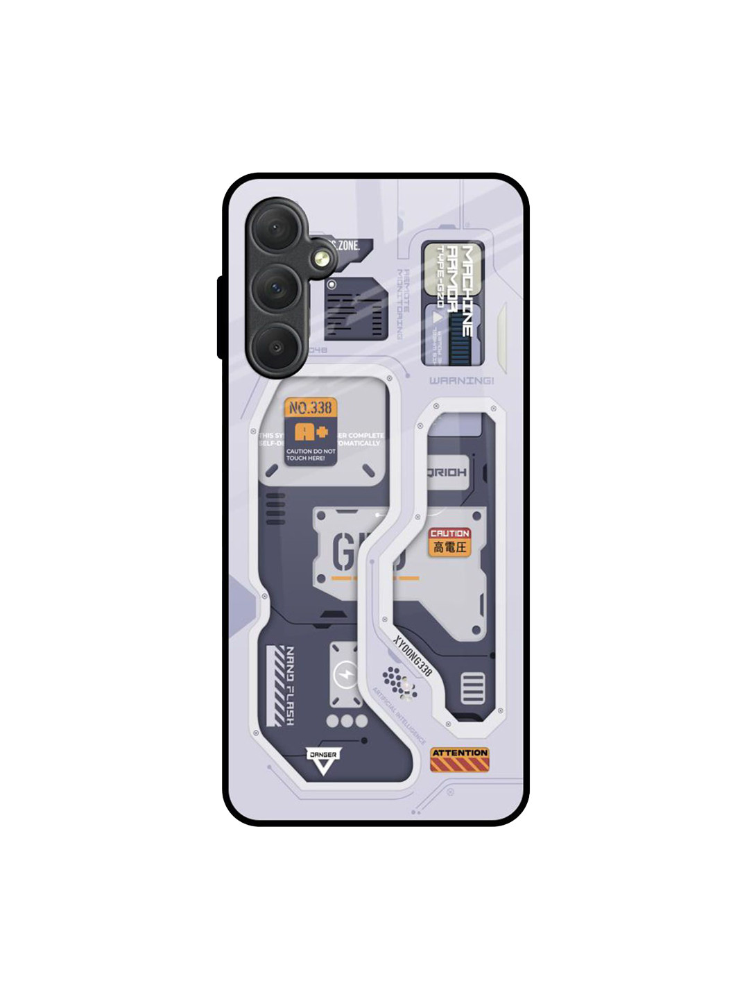 

QRIOH Typography Printed Samsung Galaxy M54 5G Back Case Mobile Accessories, Grey melange