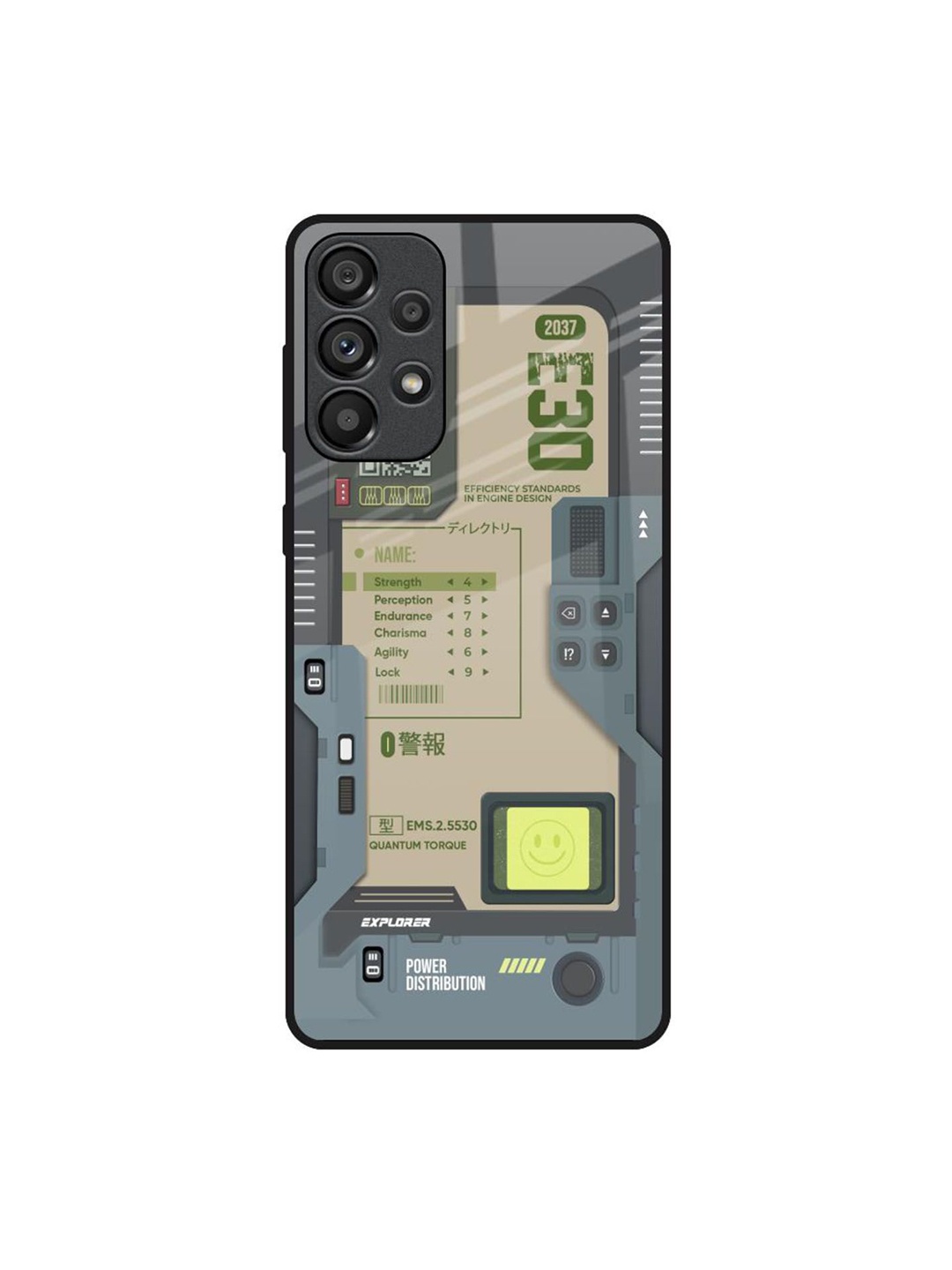 

QRIOH Typography Printed Samsung Galaxy A33 5G Back Case Mobile Accessories, Grey