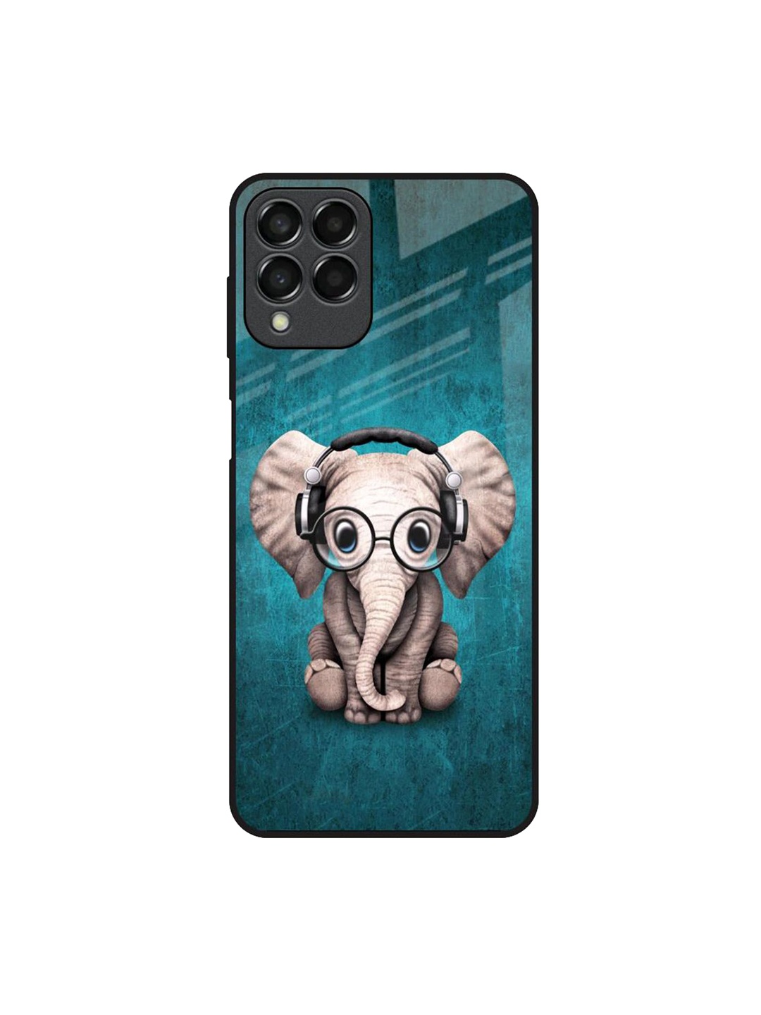 

QRIOH Quirky Printed Samsung Galaxy M33 5G Back Case Mobile Accessories, Blue
