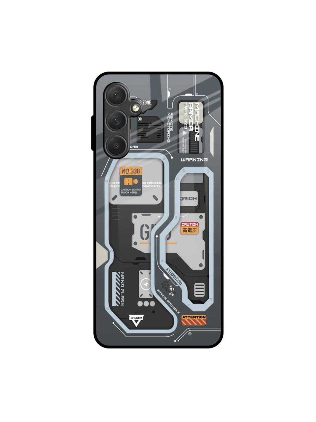 

QRIOH Typography Printed Samsung Galaxy M54 5G Back Case Mobile Accessories, Charcoal