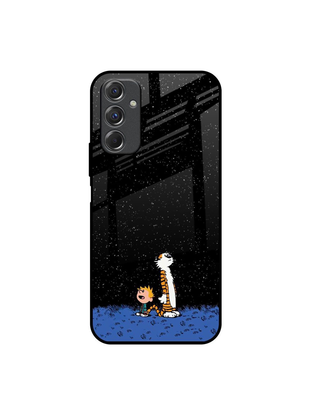 

QRIOH Quirky Printed Samsung Galaxy F34 5G Back Case Mobile Accessories, Black