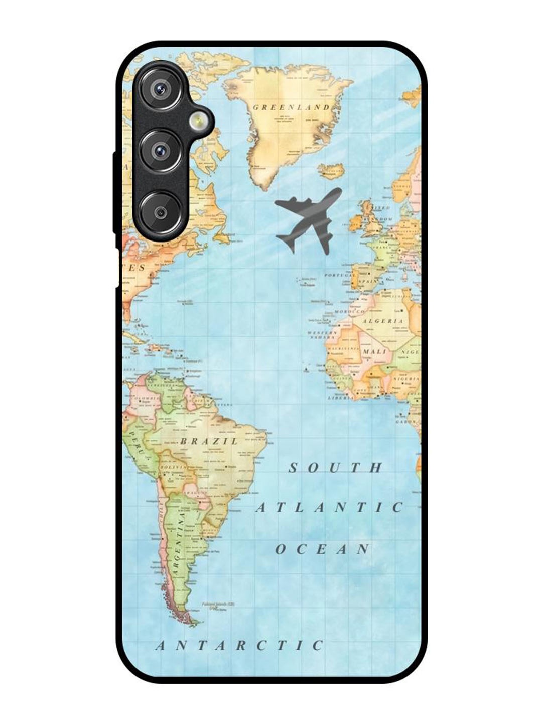 

QRIOH Quirky Printed Samsung Galaxy F15 5G Back Case Mobile Accessories, Blue