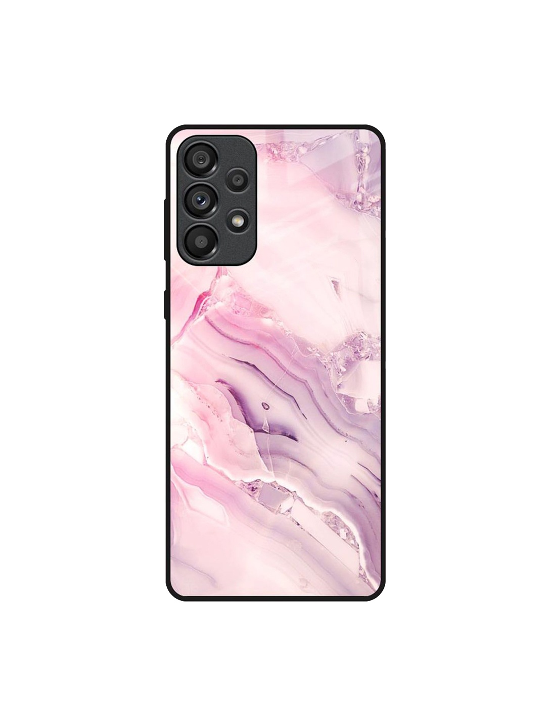 

QRIOH Abstract Printed Samsung Galaxy A33 5G Back Case Mobile Accessories, Pink