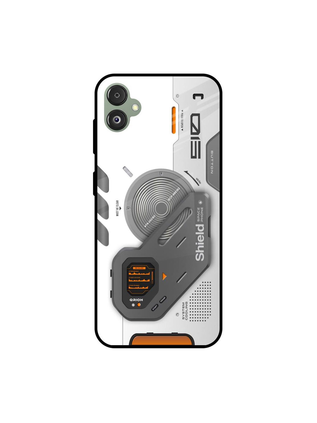 

QRIOH Typography Printed Samsung Galaxy F14 5G Back Case Mobile Accessories, White