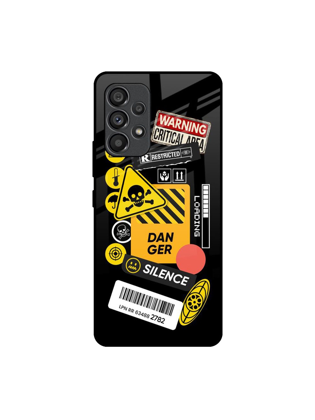 

QRIOH Typography Printed Samsung Galaxy A53 5G Back Case Mobile Accessories, Black