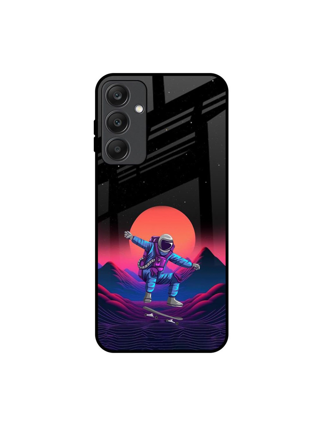 

QRIOH Quirky Printed Samsung Galaxy A25 5G Back Case Mobile Accessories, Black