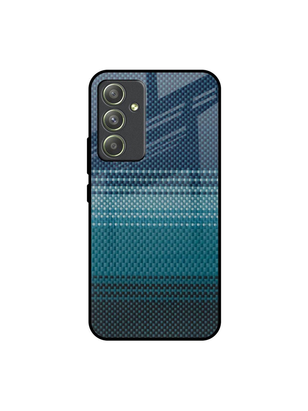 

QRIOH Geometric Printed Samsung Galaxy A54 5G Back Case Mobile Accessories, Blue