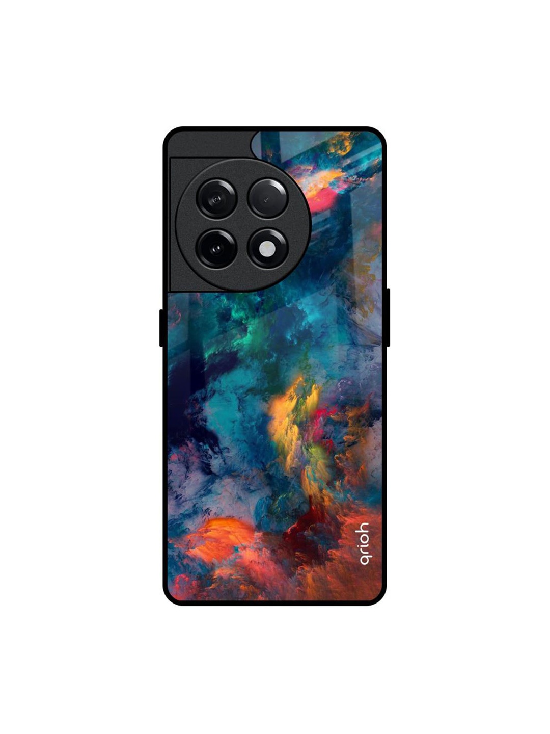 

QRIOH Abstract Printed OnePlus 11R 5G Back Case Mobile Accessories, Blue