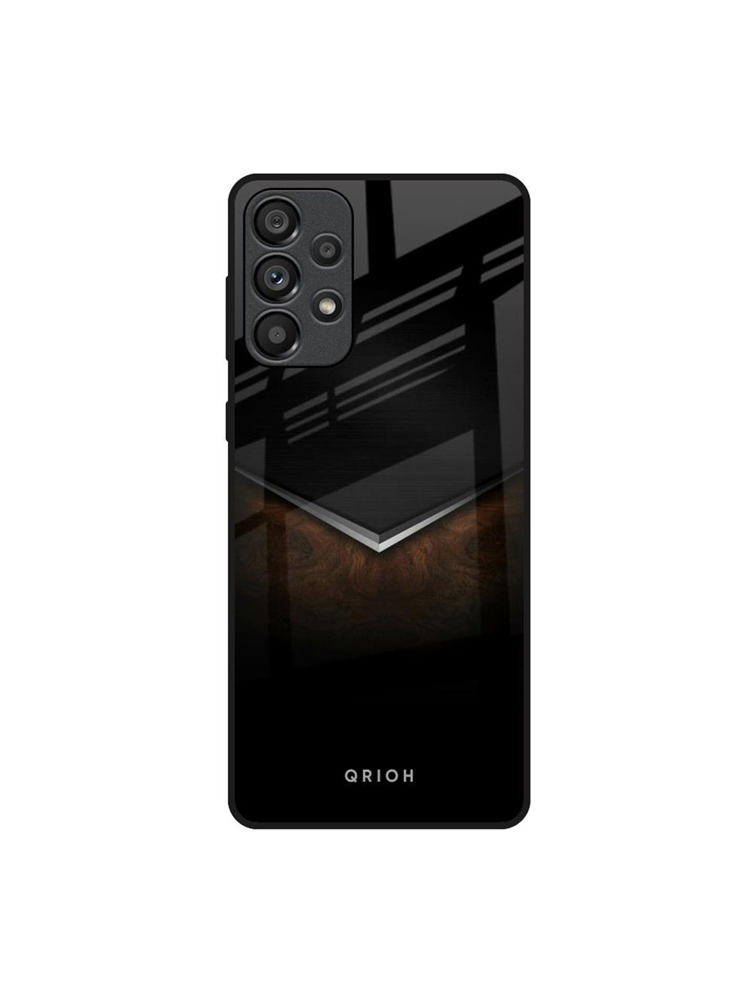 

QRIOH Quirky Printed Samsung Galaxy A73 5G Back Case Mobile Accessories, Black