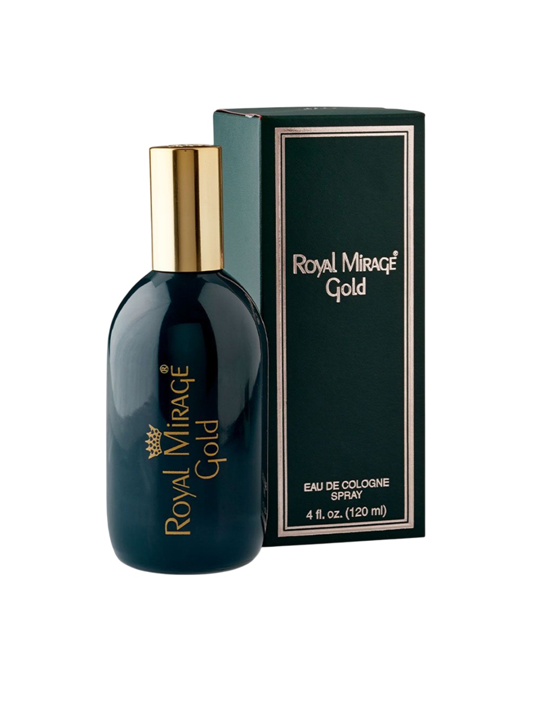 

Royal Mirage Unisex Gold Long Lasting Eau de Cologne - 120 ml, Black
