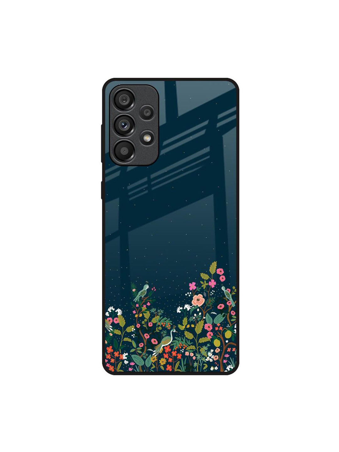 

QRIOH Floral Printed Samsung Galaxy A33 5G Back Case Mobile Accessories, Green