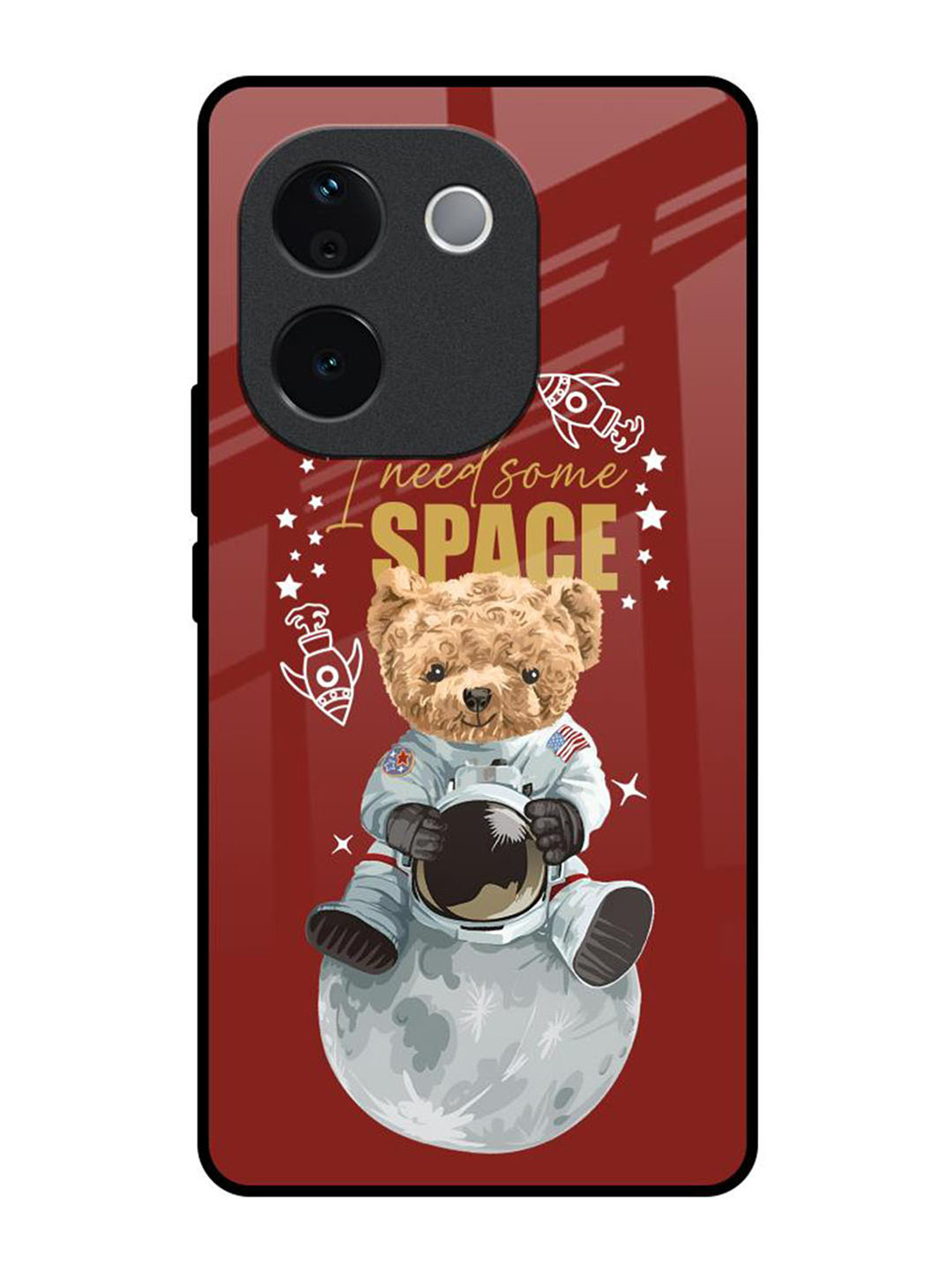 

QRIOH Typography Printed Vivo T3 Pro 5G Back Case Mobile Accessories, Maroon