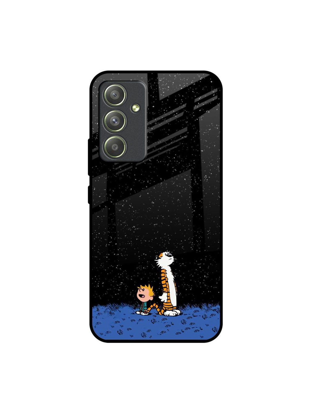 

QRIOH Quirky Printed Samsung Galaxy A54 5G Back Case Mobile Accessories, Black
