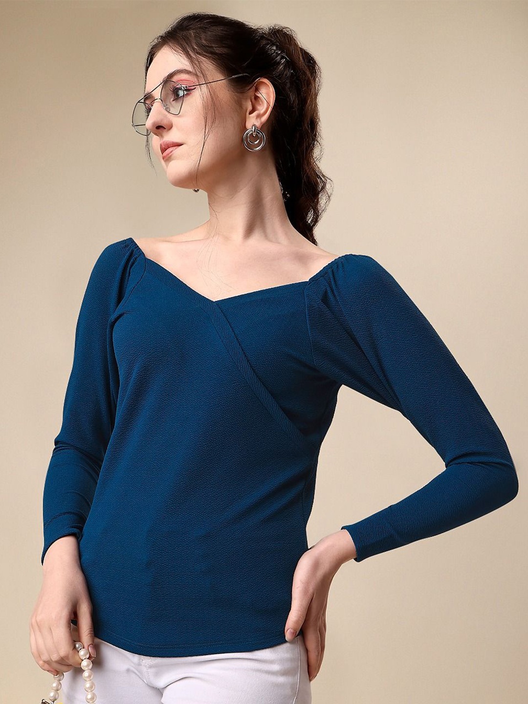 

De La Moda Top, Blue