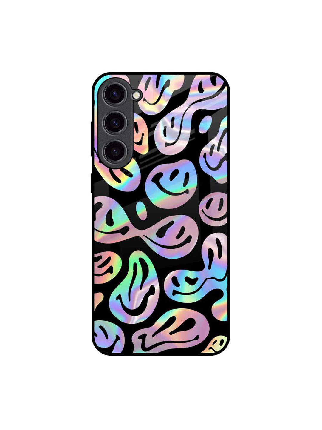 

QRIOH Quirky Printed Samsung Galaxy S23 Plus 5G Back Case Mobile Accessories, Black