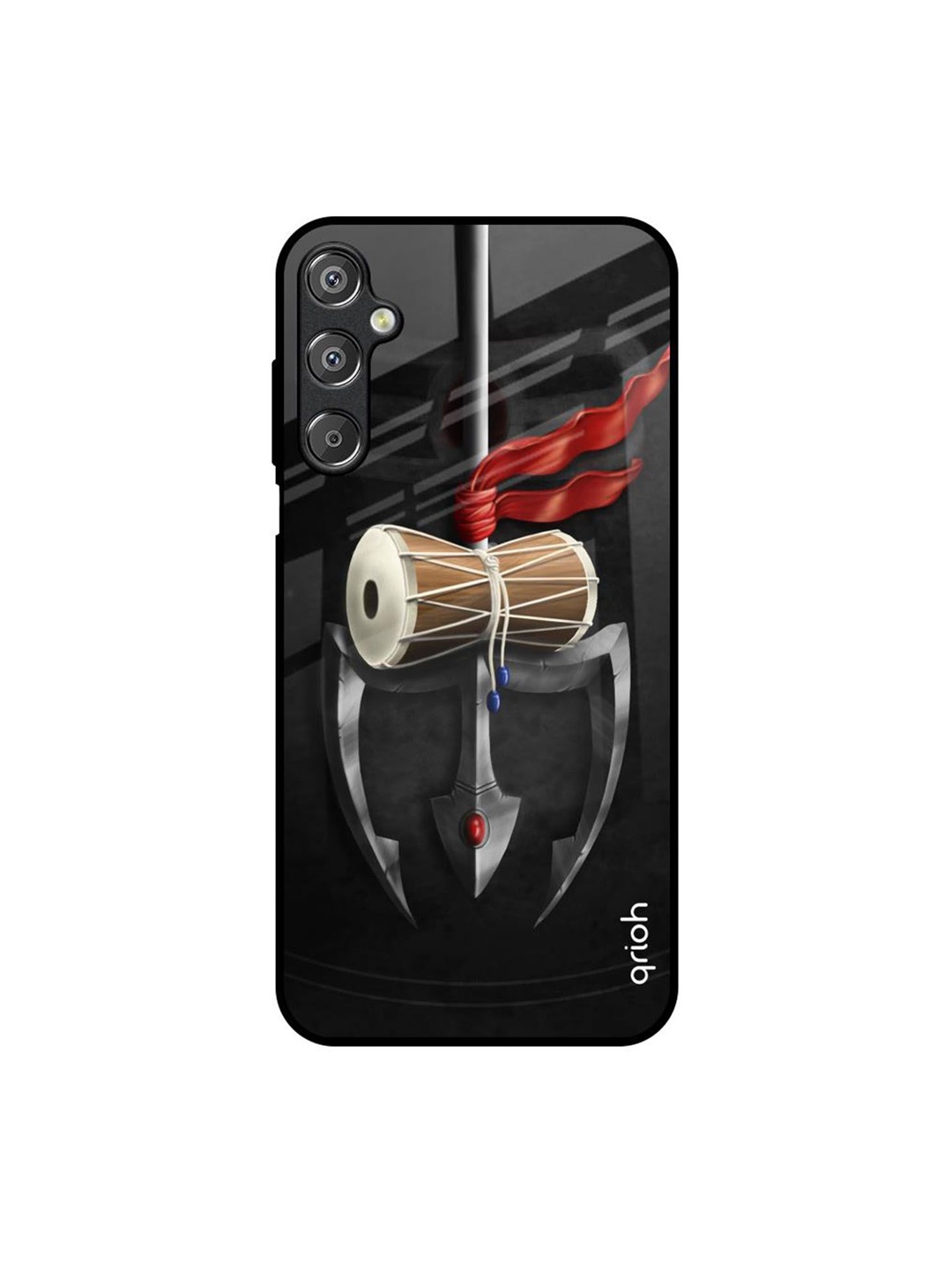 

QRIOH Quirky Printed Samsung Galaxy M15 5G Back Case Mobile Accessories, Black