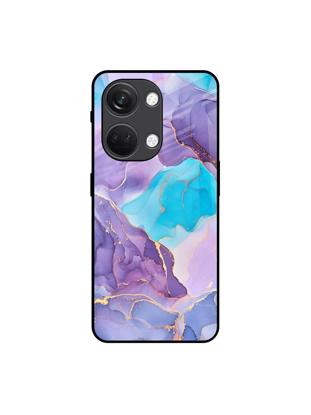

QRIOH Abstract Printed OnePlus Nord 3 5G Back Case Mobile Accessories, Purple