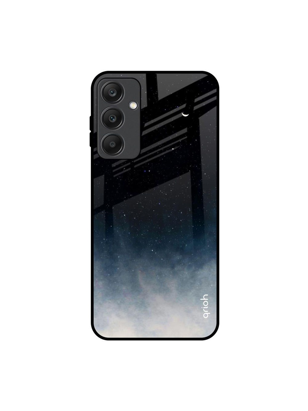 

QRIOH Abstract Printed Samsung Galaxy A25 5G Back Case Mobile Accessories, Black