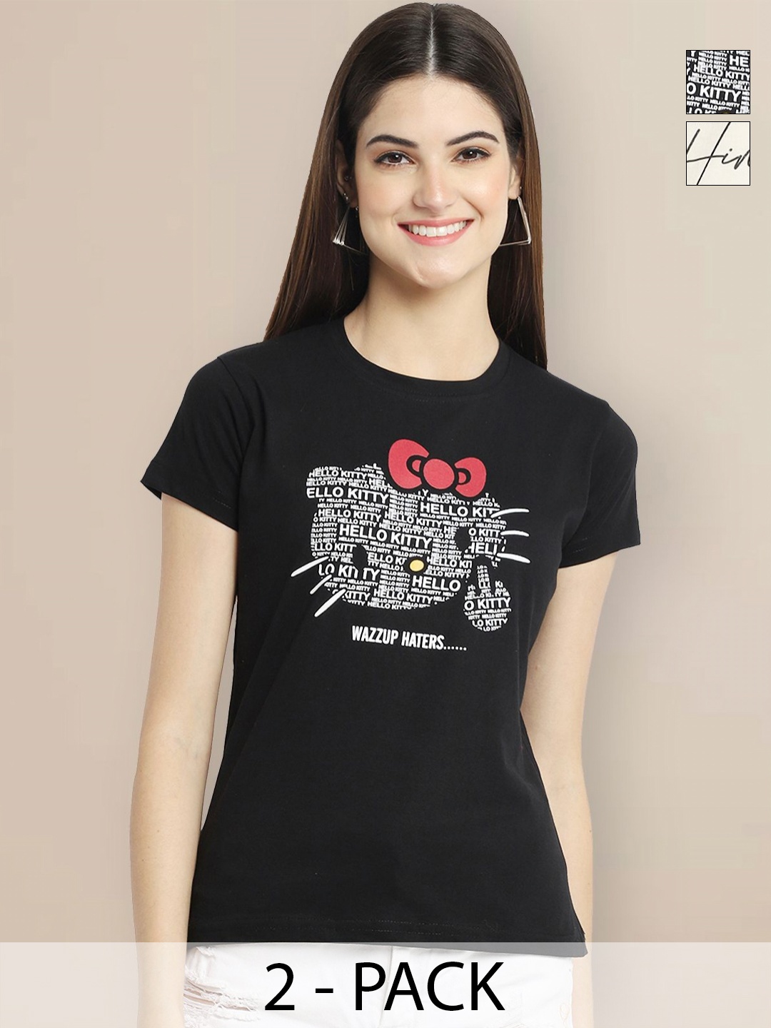 

Metronaut Women Typography 2 Printed T-shirt, Multi
