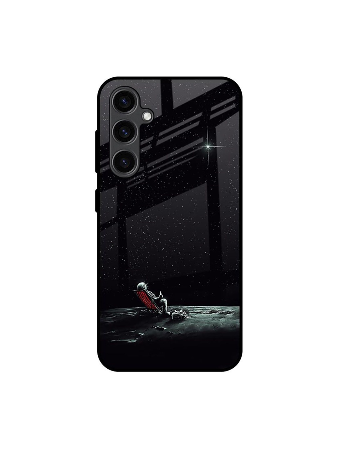 

QRIOH Quirky Printed Samsung Galaxy S23 FE 5G Back Case Mobile Accessories, Black