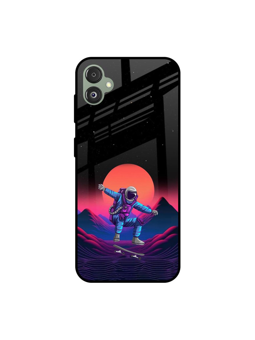 

QRIOH Quirky Printed Samsung Galaxy F14 5G Back Case Mobile Accessories, Black