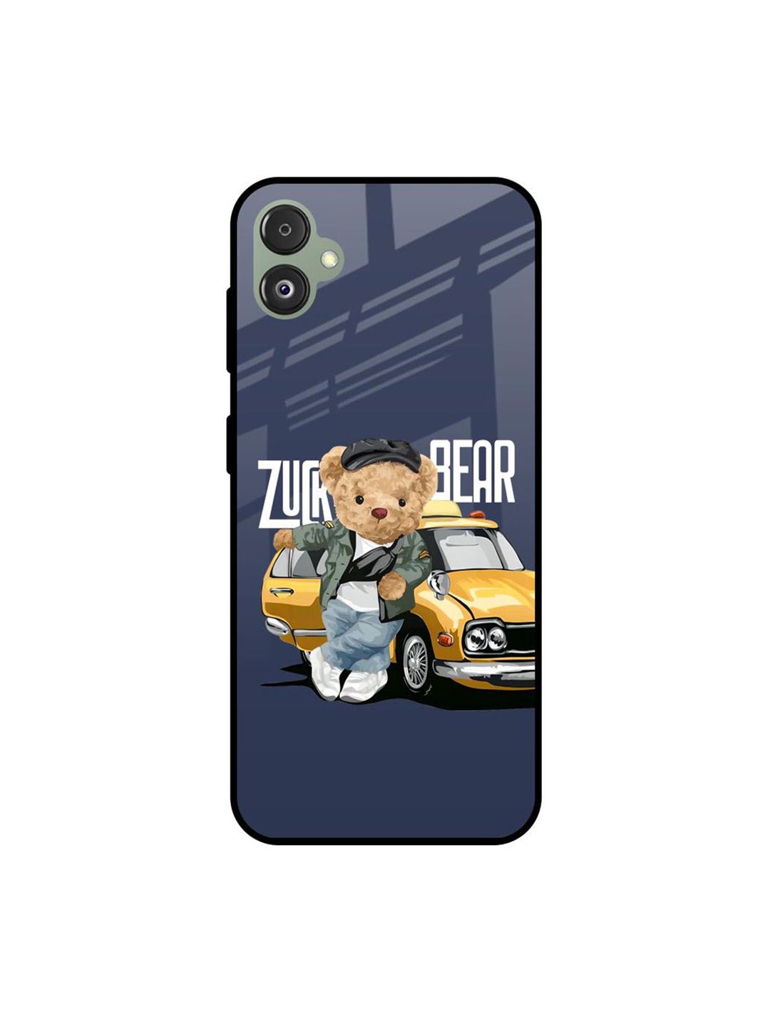 

QRIOH Quirky Printed Samsung Galaxy F14 5G Back Case Mobile Accessories, Navy blue