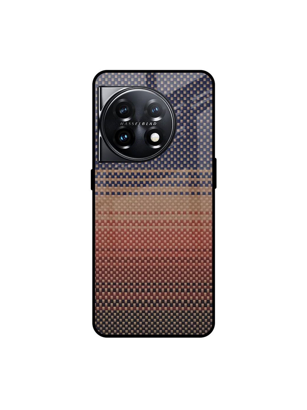 

QRIOH Abstract Printed OnePlus 11 5G Back Case Mobile Accessories, Navy blue