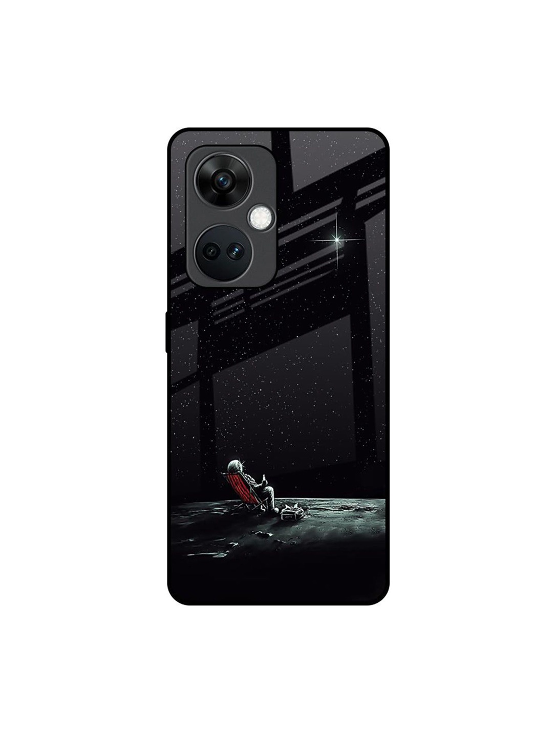 

QRIOH Quirky Printed OnePlus Nord CE 3 5G Back Case Mobile Accessories, Black