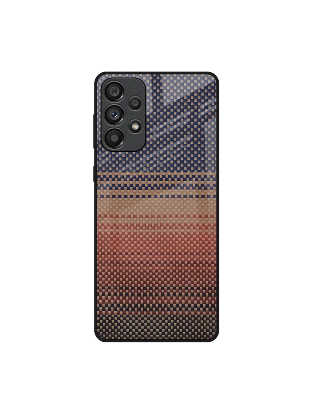 

QRIOH Abstract Printed Samsung Galaxy A33 5G Back Case Mobile Accessories, Navy blue