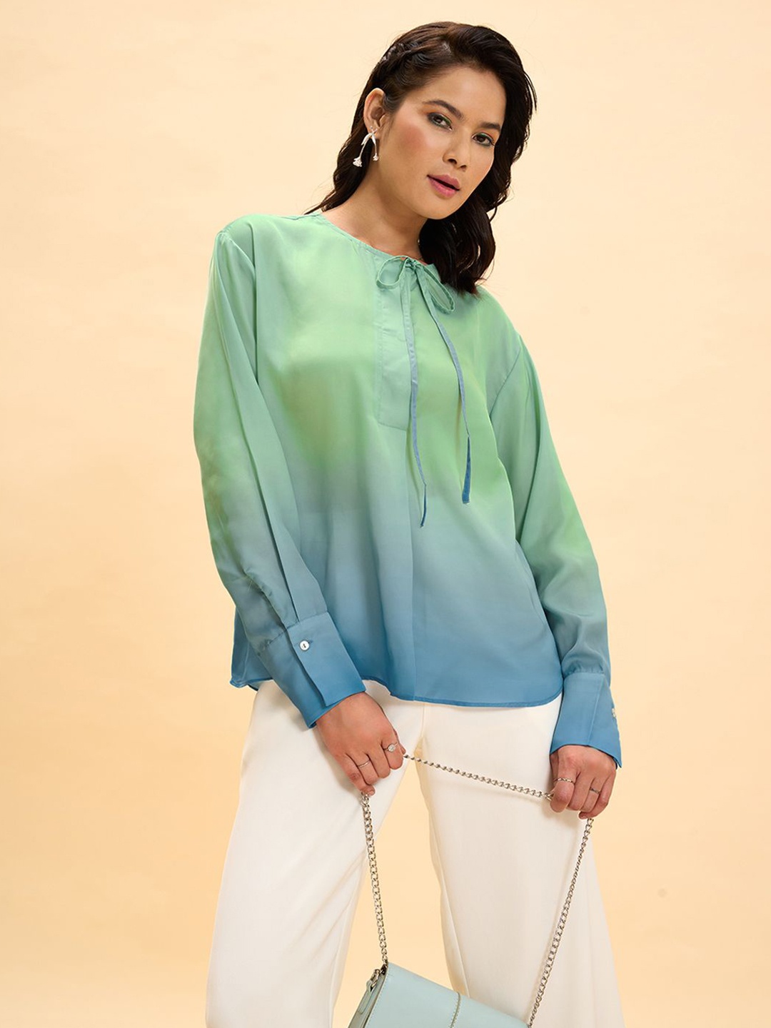 

Marigold Lane Ombre Top, Green
