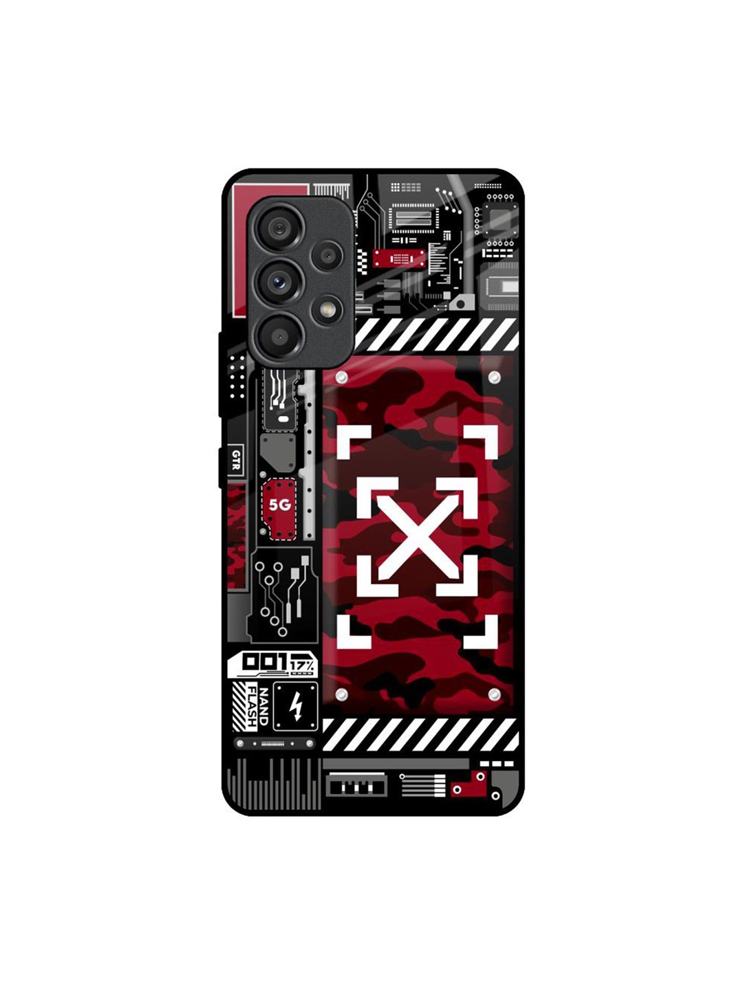

QRIOH Typography Printed Samsung Galaxy A53 5G Back Case Mobile Accessories, Black