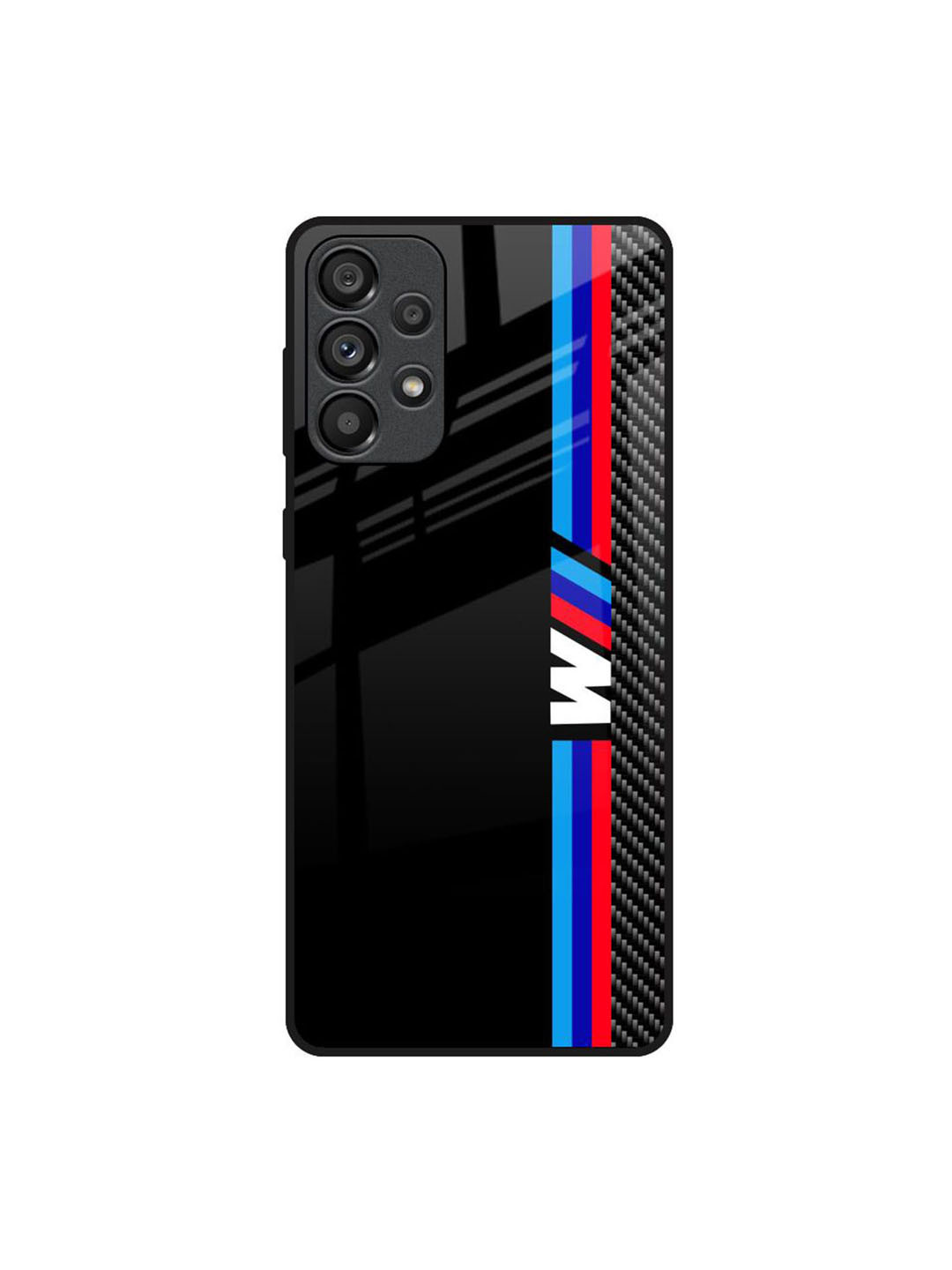 

QRIOH Quirky Printed Samsung Galaxy A73 5G Back Case Mobile Accessories, Black