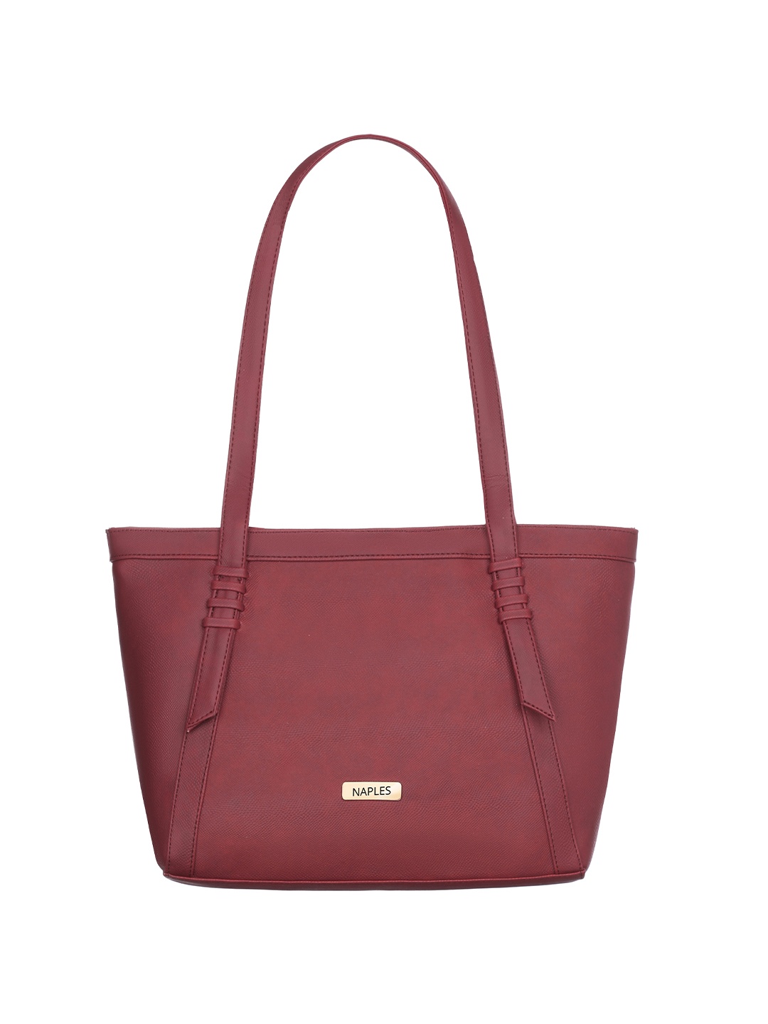 

Naples PU Structured Shoulder Bag, Maroon