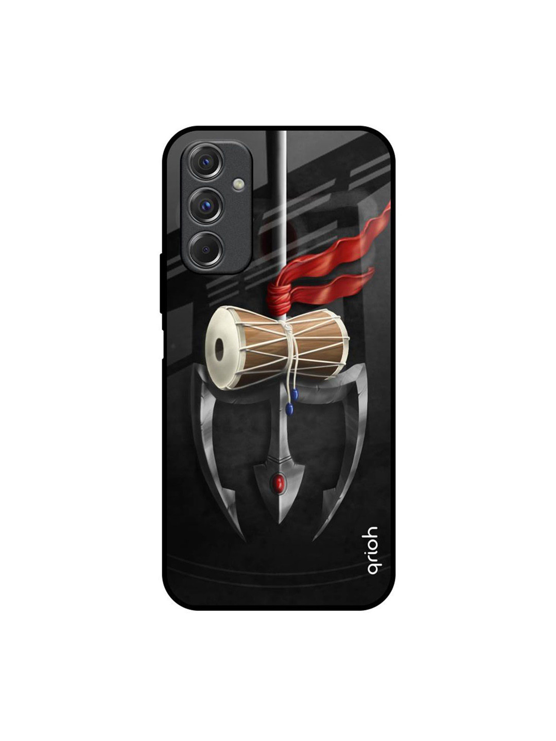 

QRIOH Quirky Printed Samsung Galaxy F34 5G Back Case Mobile Accessories, Black