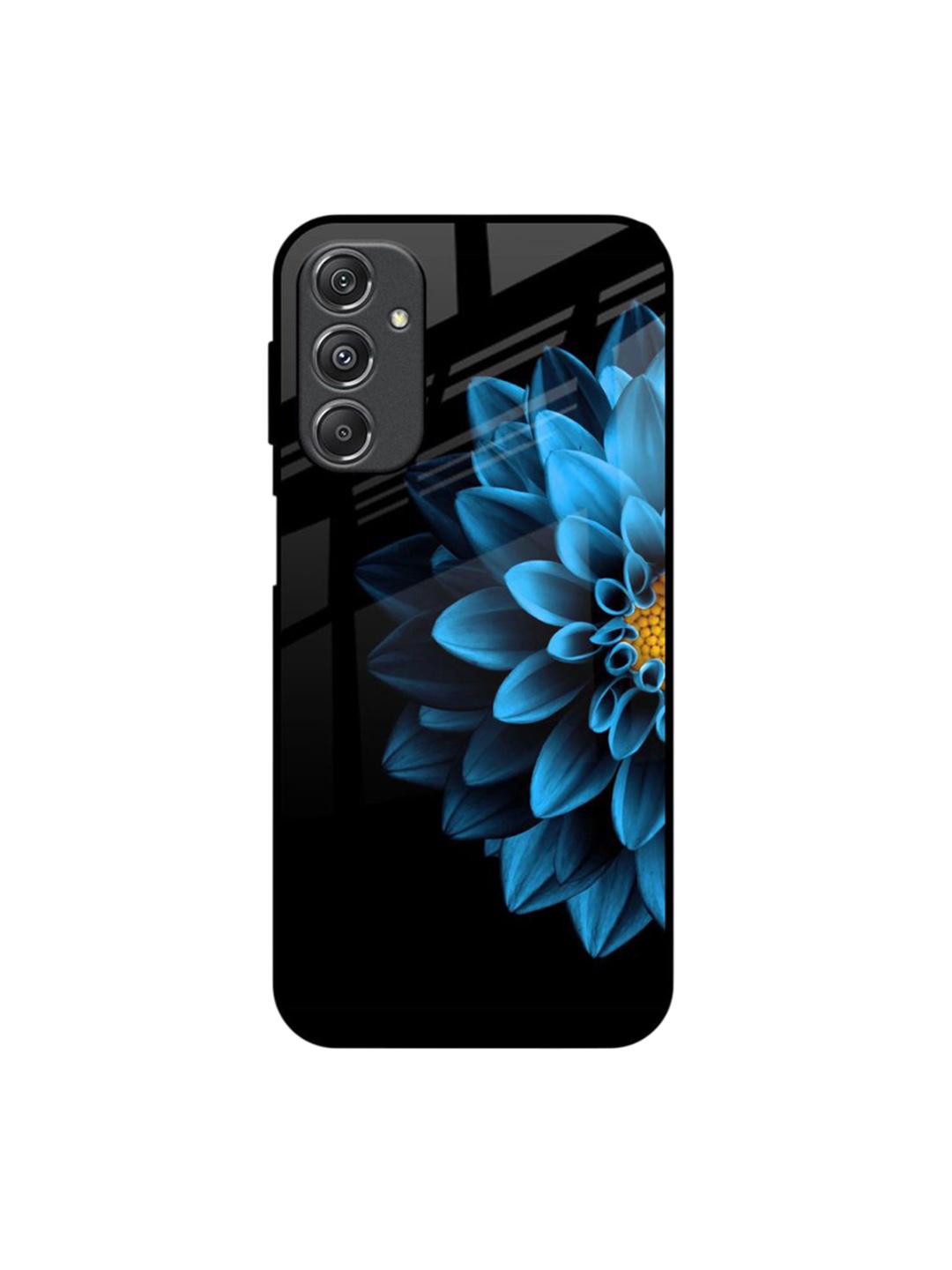 

QRIOH Floral Printed Samsung Galaxy M34 5G Back Case Mobile Accessories, Black