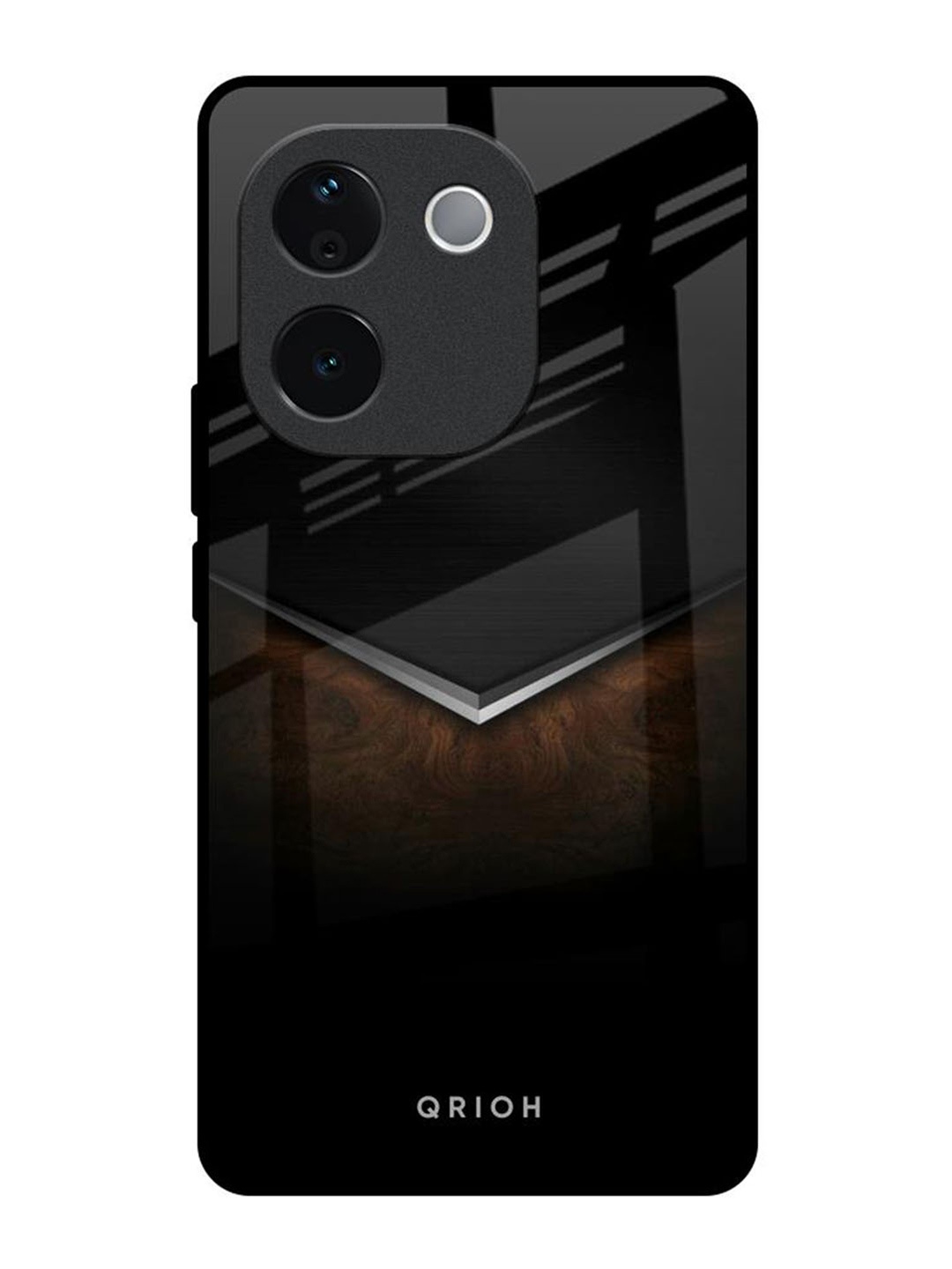 

QRIOH Typography Printed Vivo T3 Pro 5G Back Case Mobile Accessories, Black