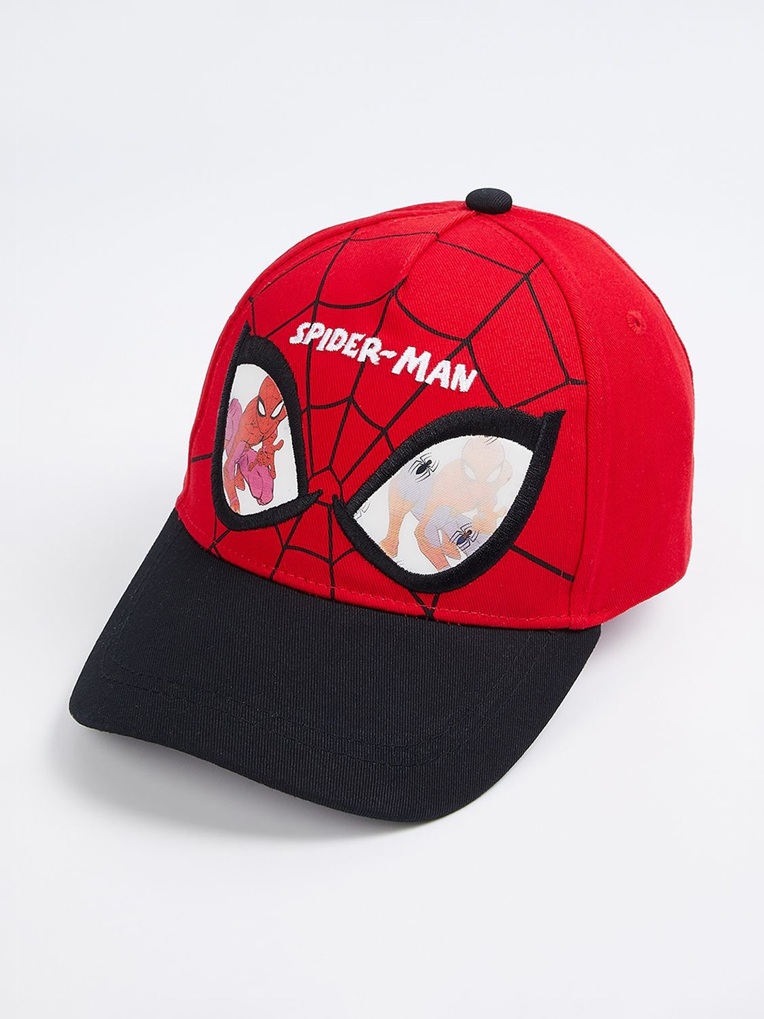

max Boy Printed Baseball Cap, Red