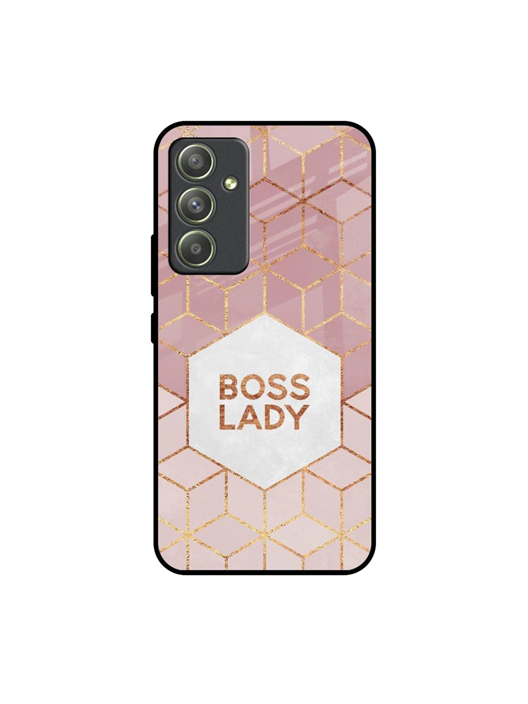 

QRIOH Quirky Printed Samsung Galaxy A54 5G Back Case Mobile Accessories, Pink